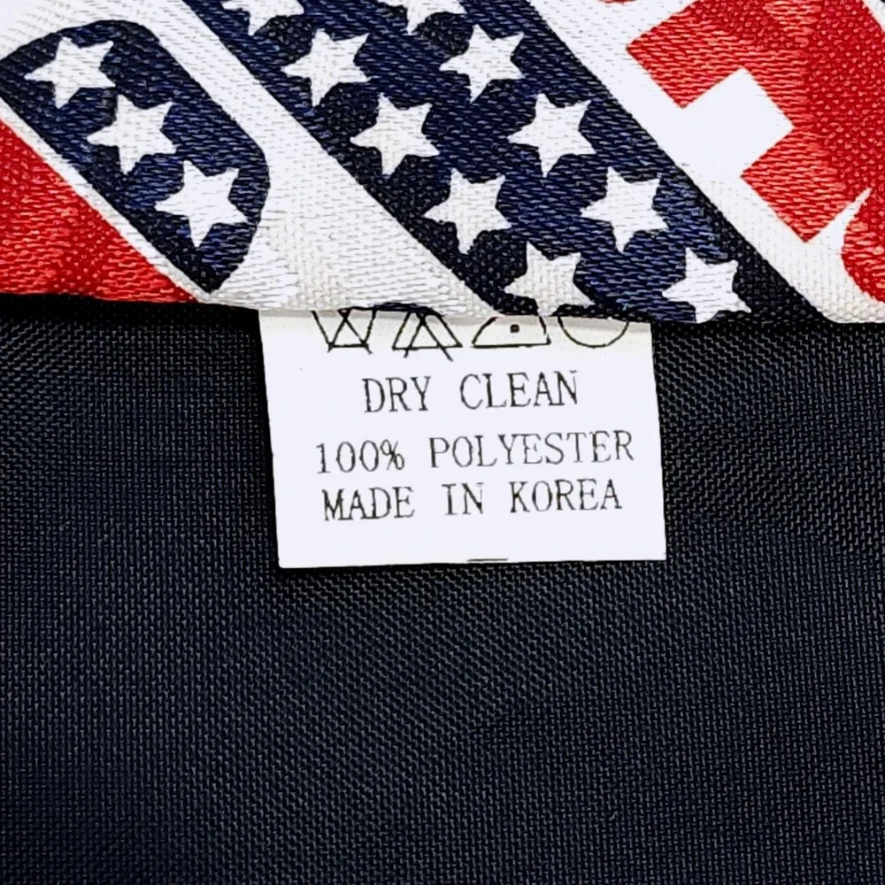 Steven Harris Republican GOP Elephant Neck Tie Red White Blue Hand Made